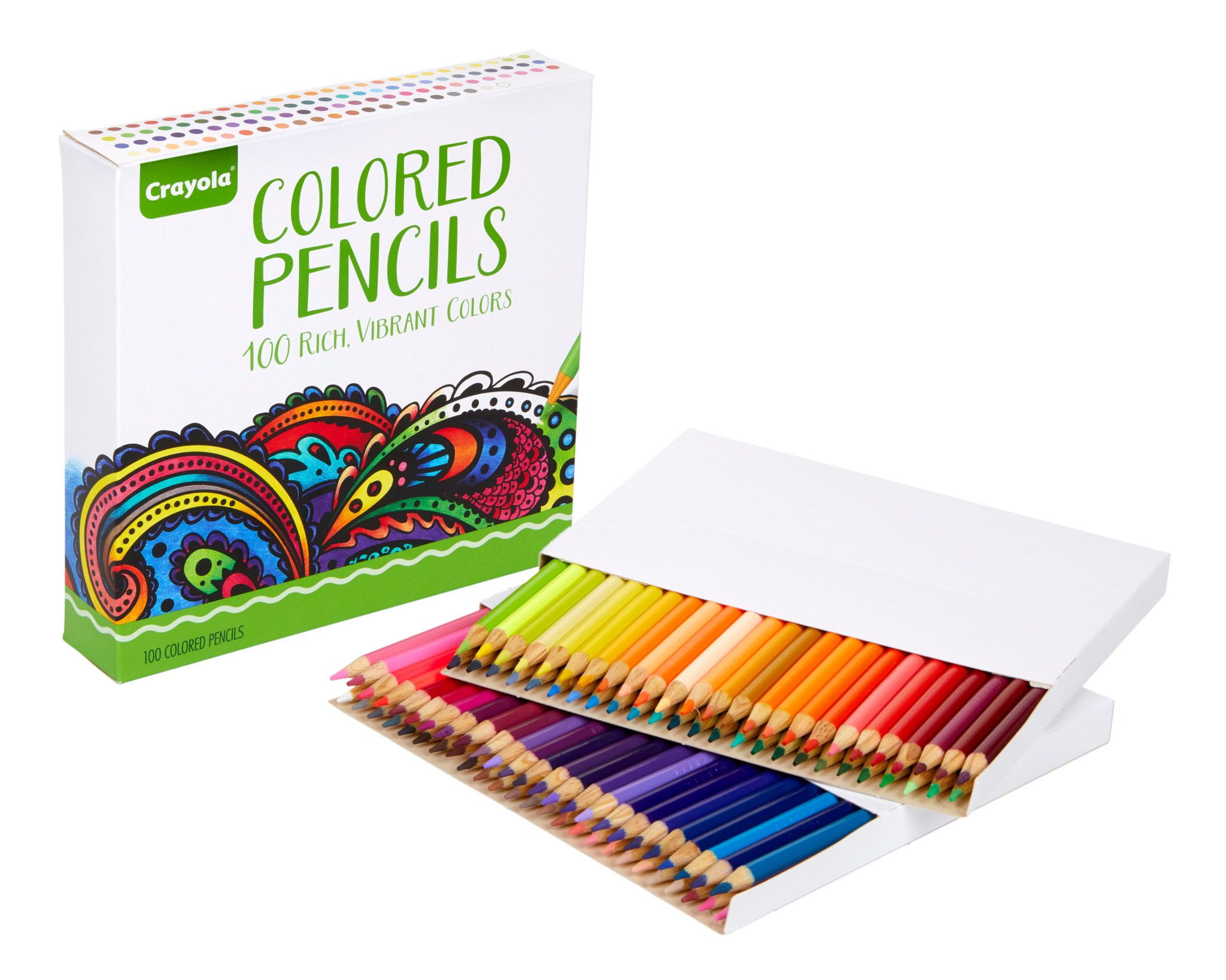 100 Colored Pencils Color Order! Sort All the 100 Crayola Colored Pencils 