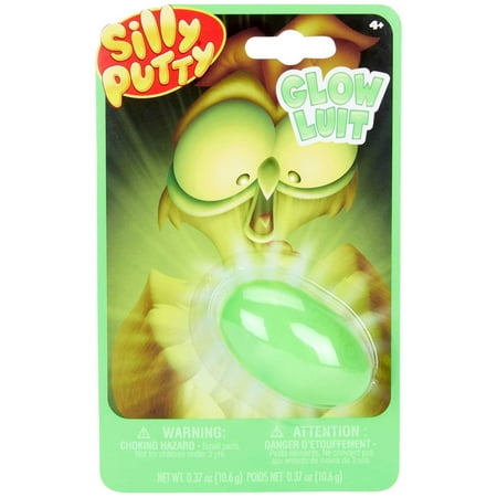 Glow-in-the-Dark Silly Putty, Assorted Colors