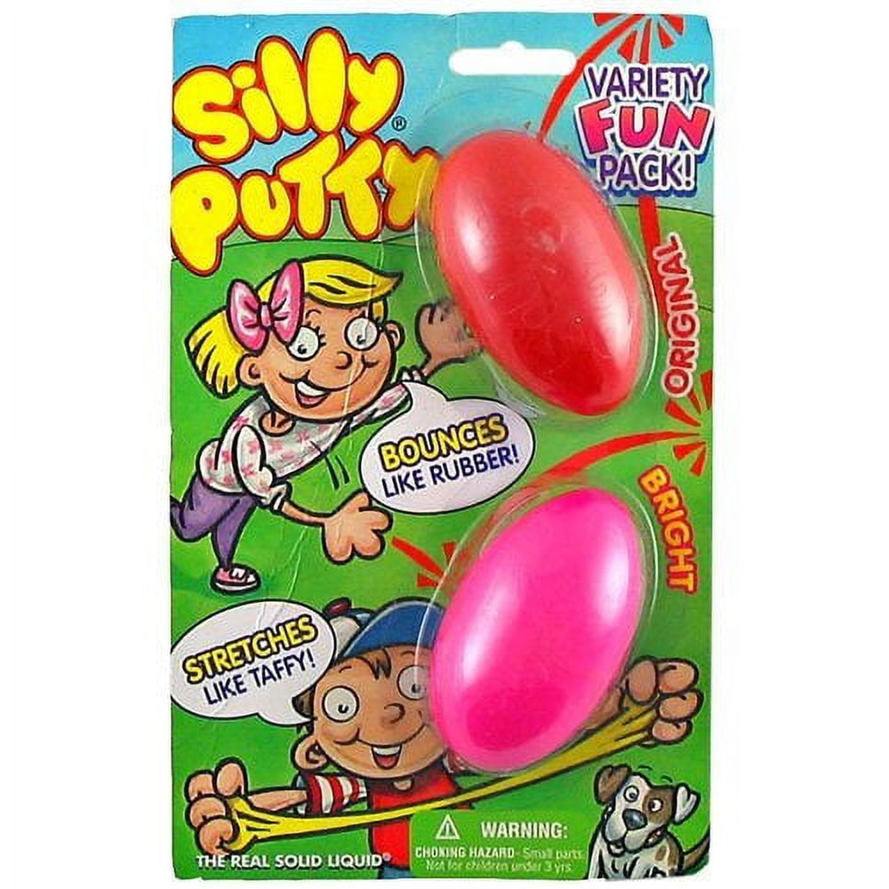 Crayola Silly Putty Original and Bright, 2 Count, Fidget Toy, Gift
