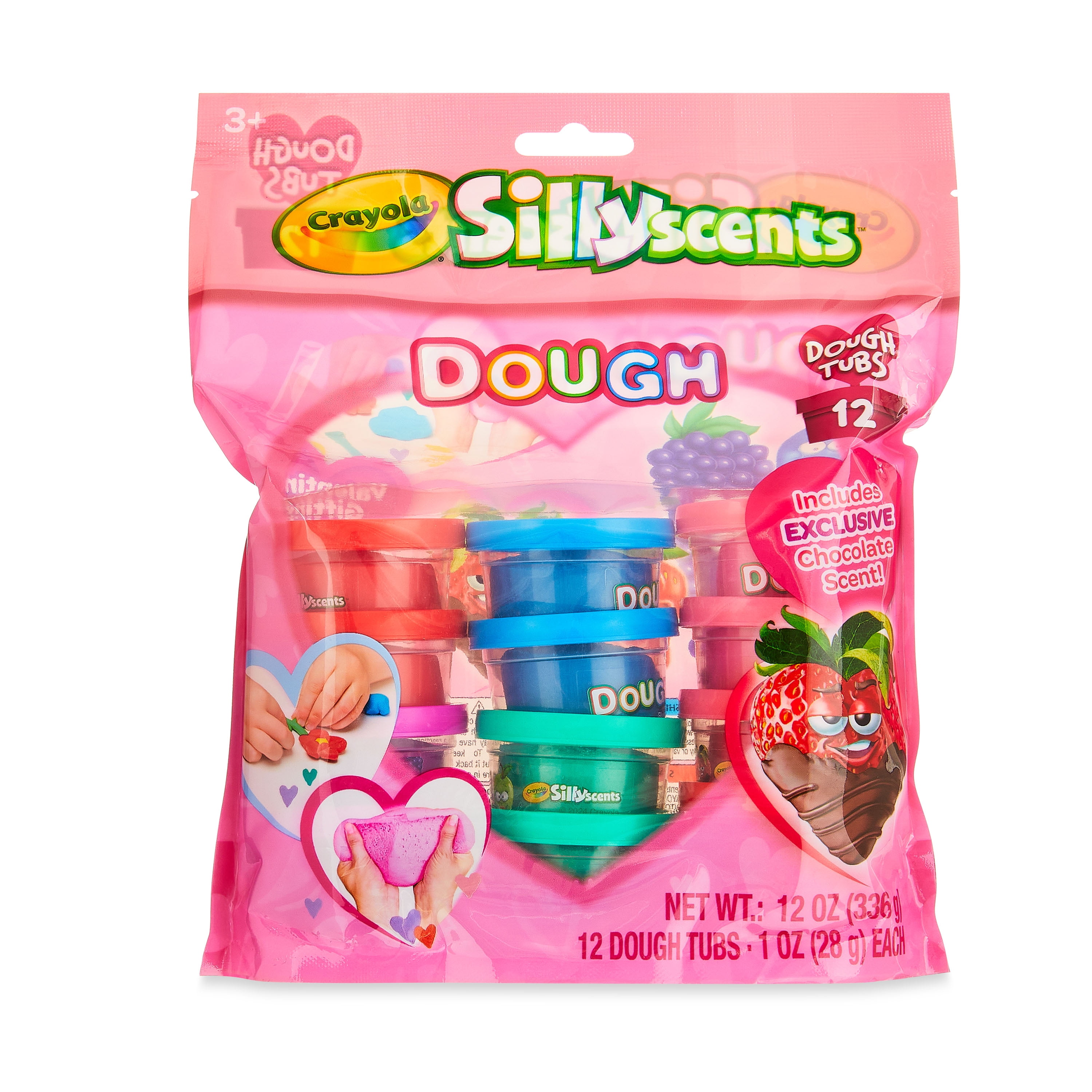 Crayola Silly Scents Dough 12pk 1oz Tubs Assorted Colors