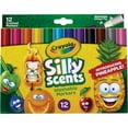 thumbnail image 1 of Crayola Silly Scents Scented Chisel Tip Washable Markers, 12 Count, 1 of 2