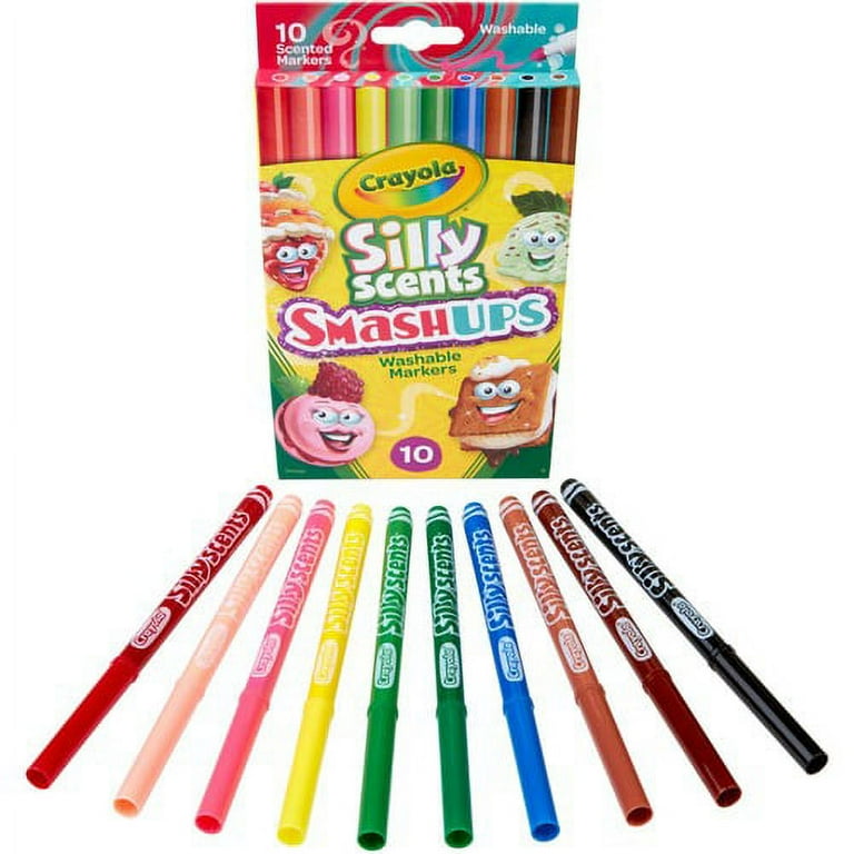 Crayola Silly Scents Slim Scented Washable Markers - Broad Marker Point - 1 Pack Crayola Silly Scents Slim Scented Washable Markers - Broad Marker Point - 1 Pack