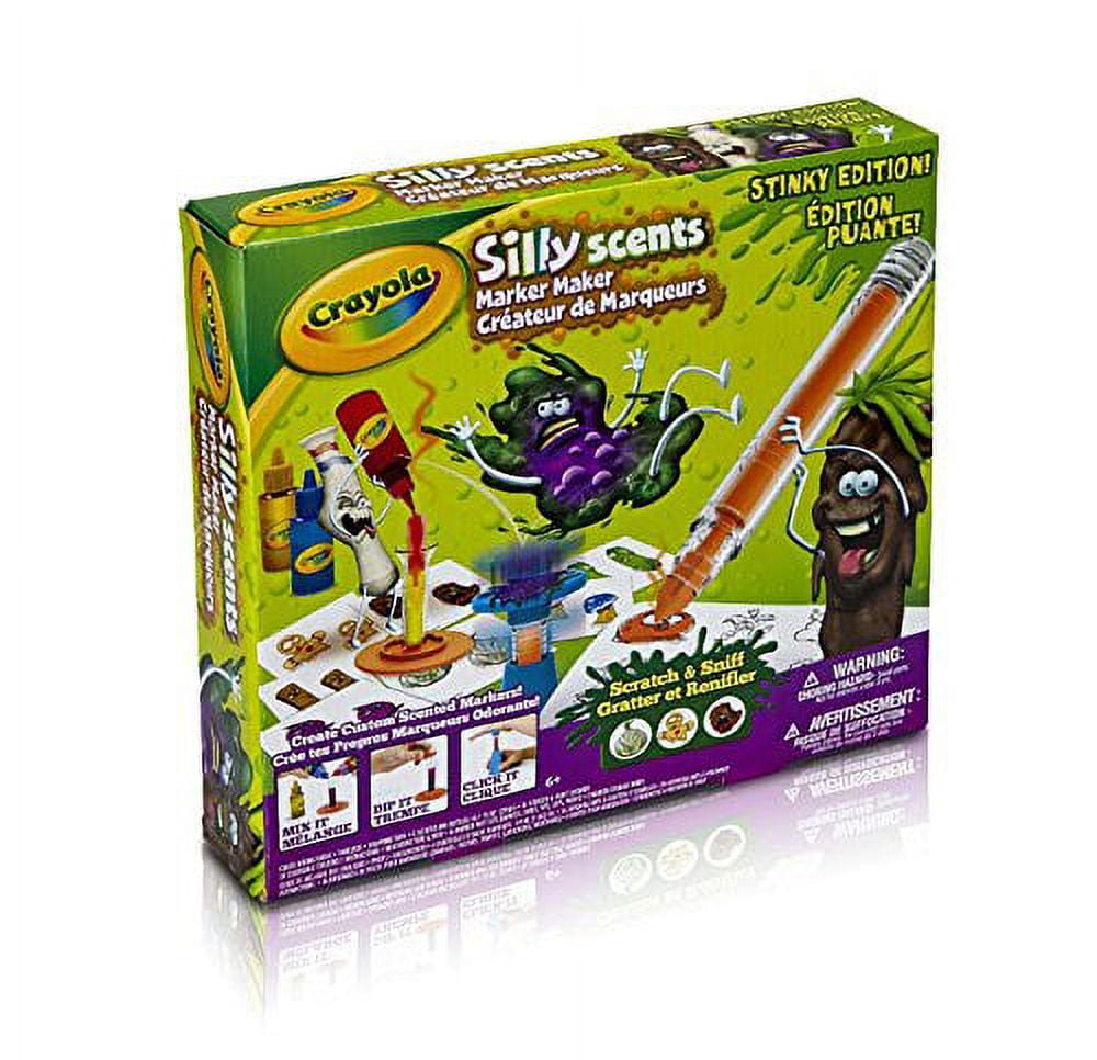 Crayola - Laboratoire des Marqueurs Parfums Néon, Créez Vos Propres Marqueurs Parfums, Activité Créative et Cadeau pour Enfants de 6 Ans, Version Internationale