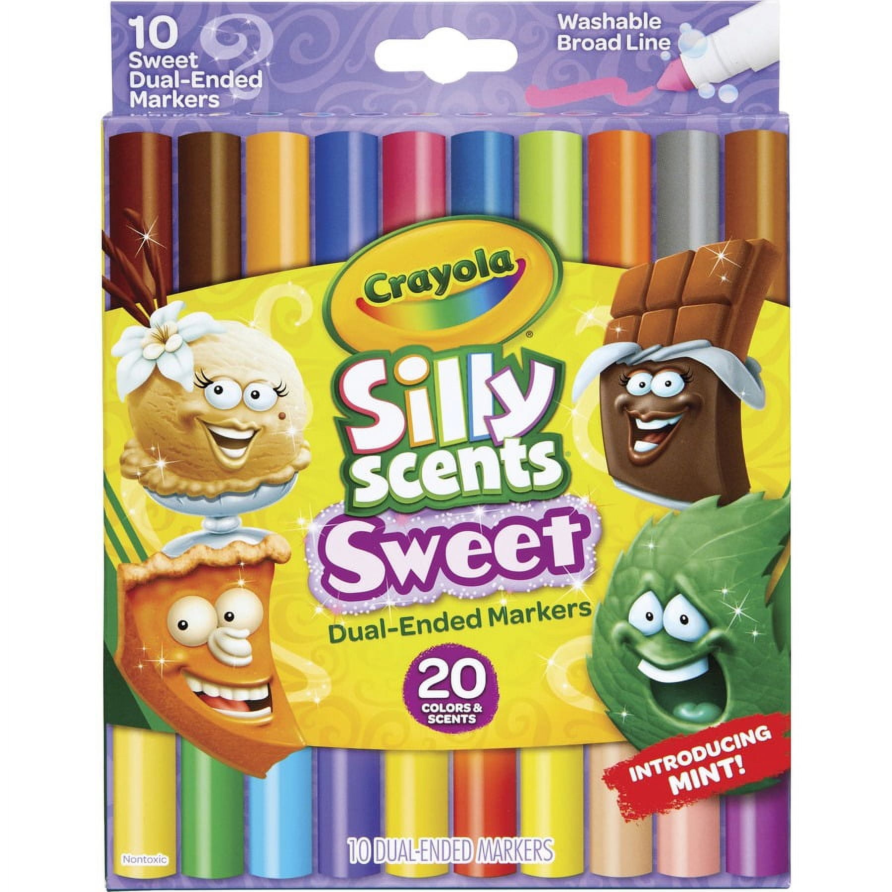 120 Crayola Super Tips Markers with Silly Scents