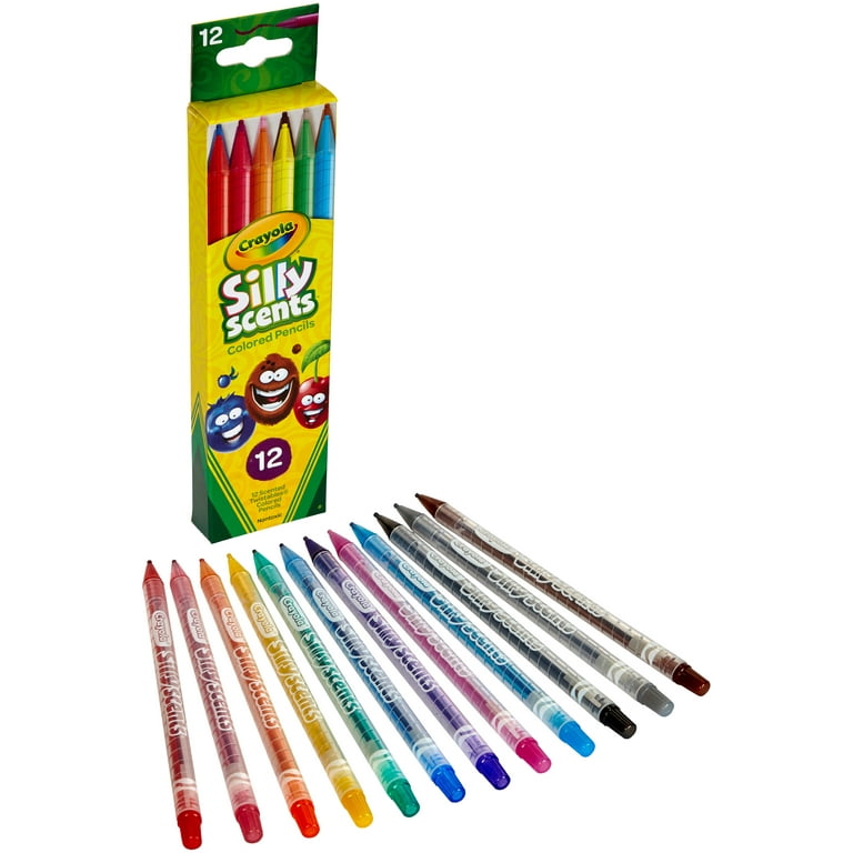 Crayola Long Colored Pencils, 12-Count, Pack of 12, Assorted Colors  (4336949226)