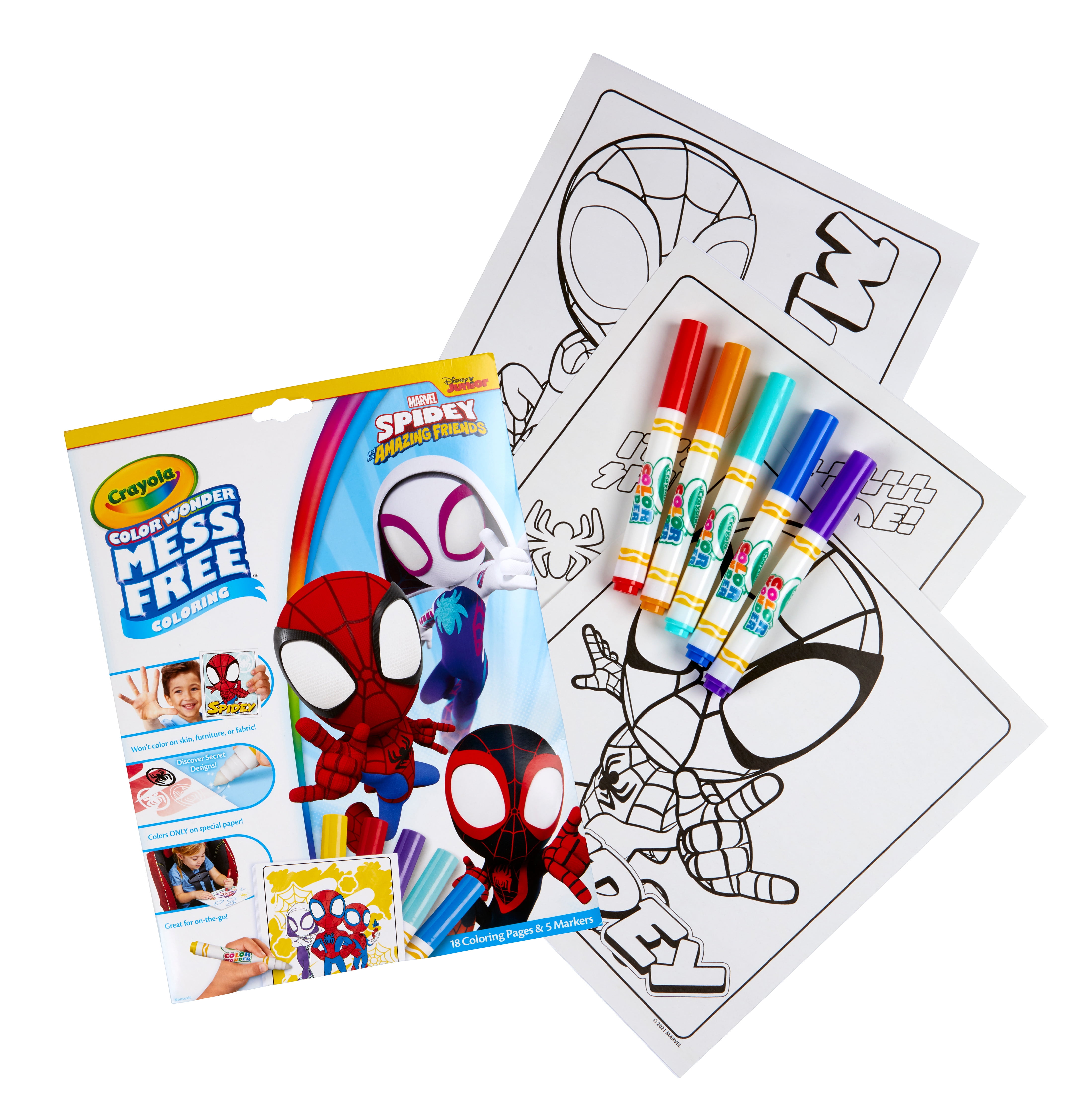 Crayola Color Wonder Spiderman - Crayola Spidey His Amazing Friends Color Wonder Coloring Pages Markers Toddler Coloring Supplies 3f9db368 6c07 4fe8 Af9c Aa816da2b3ca.28864e71534e85fe2d1780ada8d46f86 