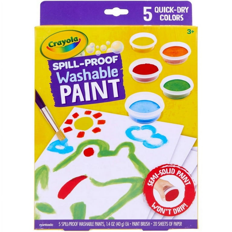 Crayola Spill Proof Washable Paint Set - 1 Kit Crayola Spill Proof Washable Paint Set - 1 Kit