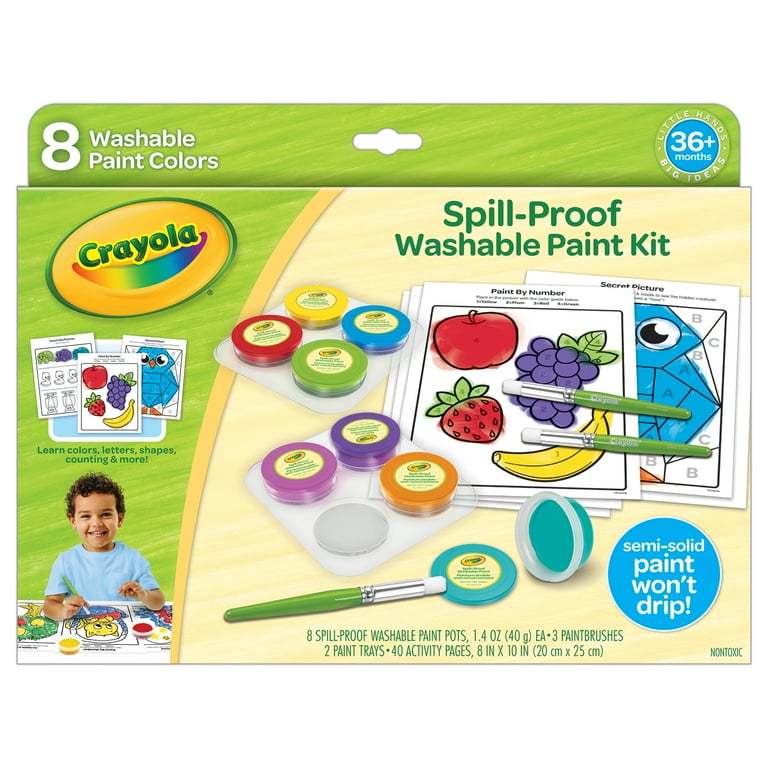 Crayola Spill Proof Washable Paint Set - 1 Kit Crayola Spill Proof Washable Paint Set - 1 Kit