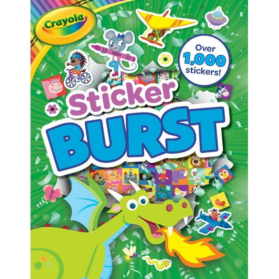 BUZZPOP: Crayola: Sticker Burst (a Crayola Sticker Activity Book for Kids) (Paperback)