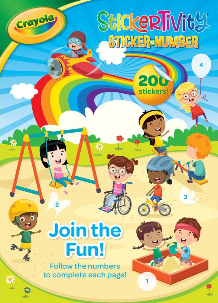 Crayola Stickertivity Sticker by Number: Join the Fun! - Walmart.com