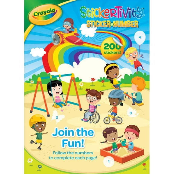 Crayola Stickertivity Sticker by Number: Join the Fun!