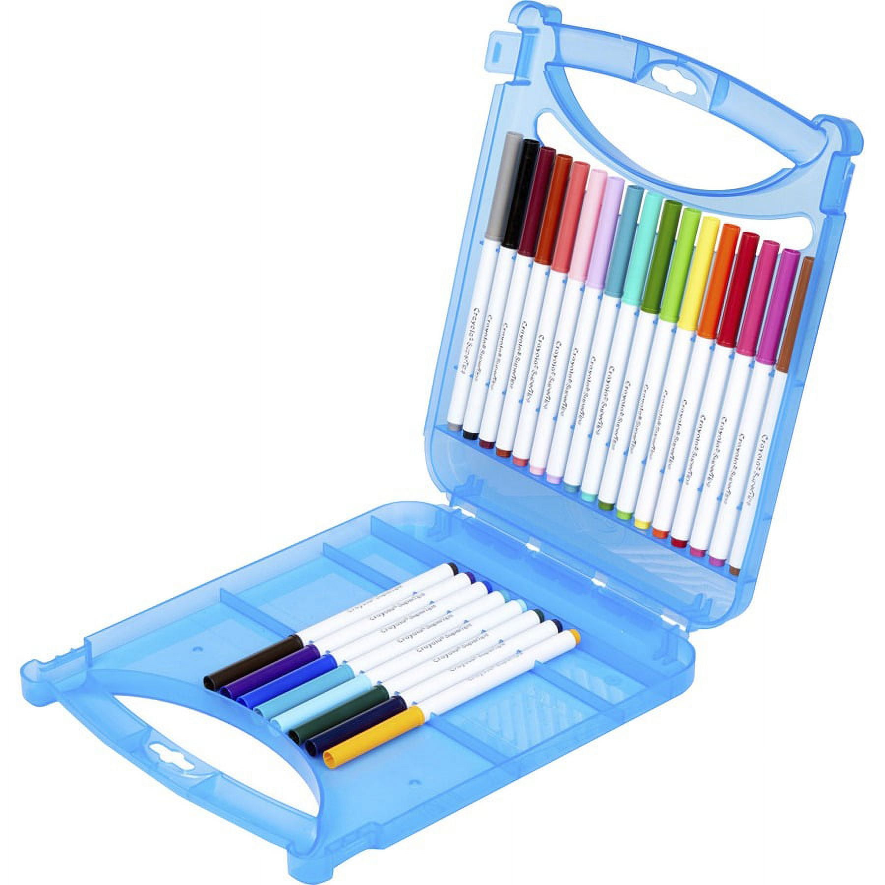 Crayola Super Tips Art Kit - Classroom, Home, Art - Recommended For 4 Year  - 65 Piece(s) - 1.25Height x 9.25Width x 11.30Length - 1 / Kit 