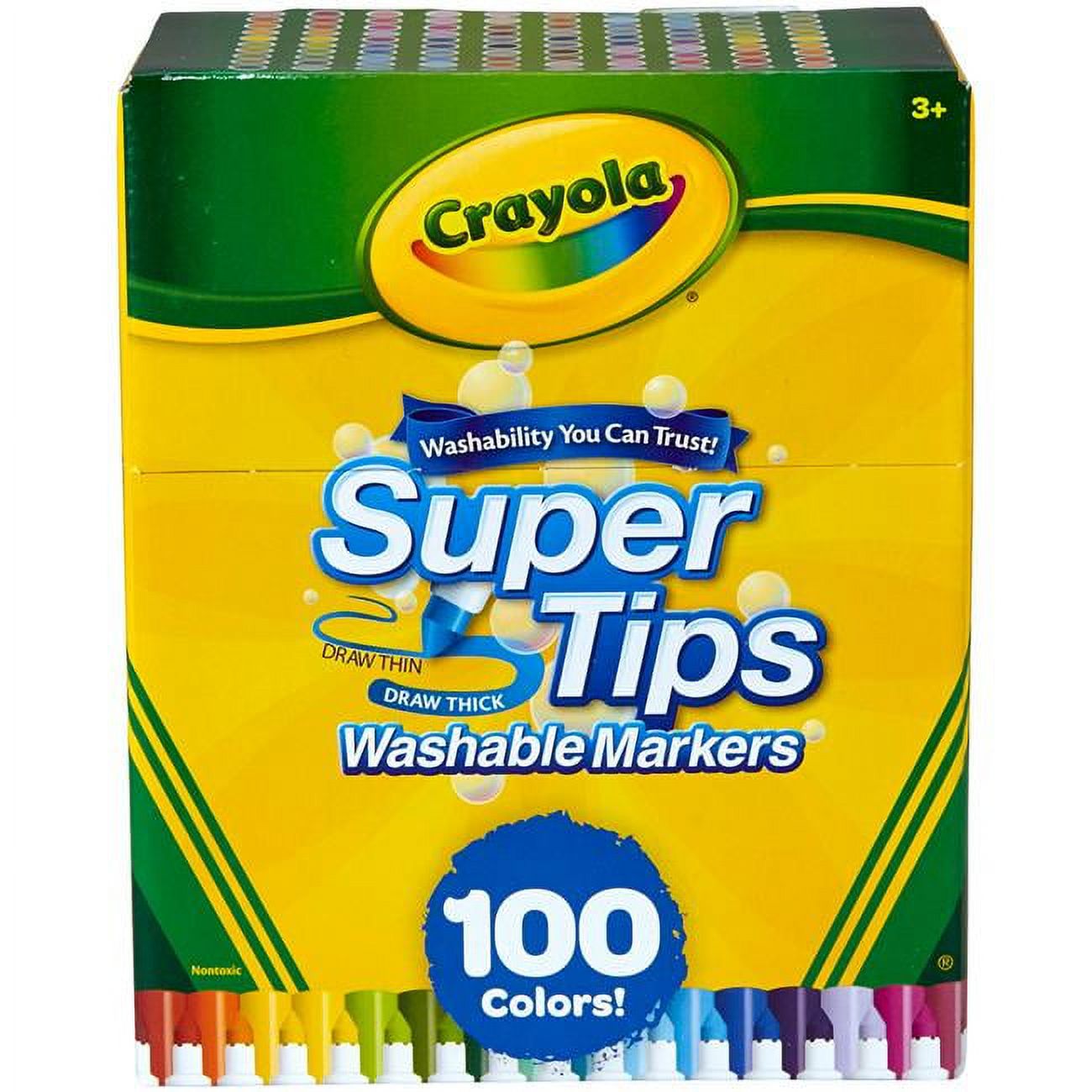 Crayola Pip Squeaks 25 Washable Markers Set with Paper, Holiday Gift for  Kids, Stocking Stuffer, Ages 4+ 