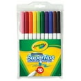 thumbnail image 1 of Crayola Super Tips Washable Markers Set Of 10, 1 of 5