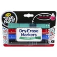 thumbnail image 1 of Crayola Take Note Dry Erase Markers with Chisel Tip (Pack of 3), 1 of 1
