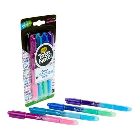 Crayola® Take Note! Dual Ended Color Changing Pens, 4 Count