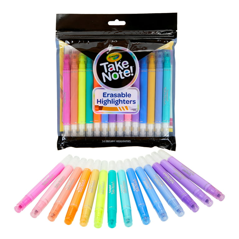 Crayola Take Note Erasable Highlighter Set