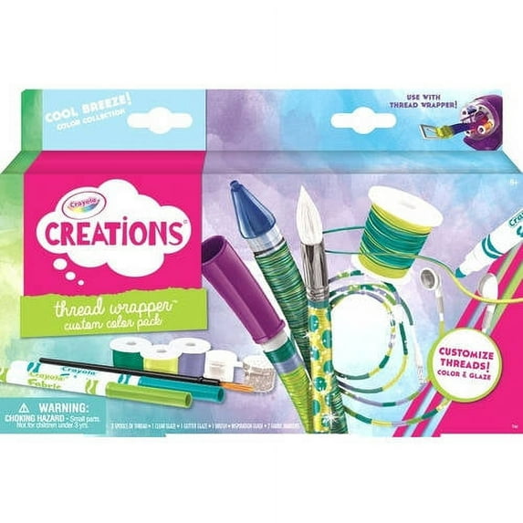 Crayola Thread Wrapper Refill, Cool Breeze