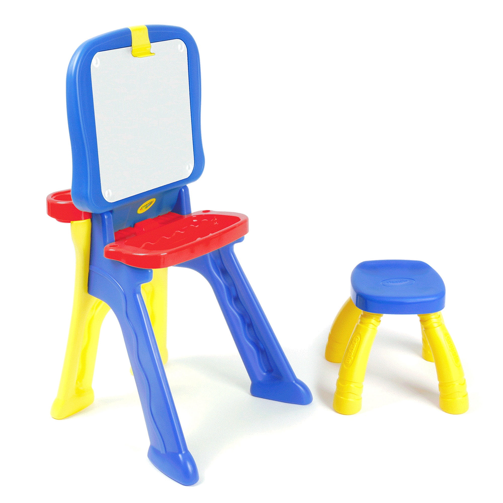 Crayola: Triple-The-Fun Art Studio - Converts Into Activity Desk, Includes Stool, Magnetic Dry Erase Board, Ages 3+ Crayola: Triple-The-Fun Art Studio - Converts Into Activity Desk, Includes Stool, Magnetic Dry Erase Board, Ages 3+