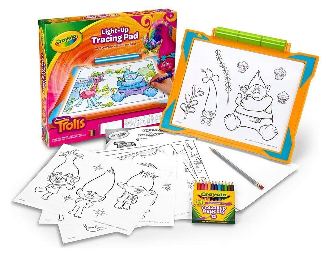 Crayola Light-Up Tracing Pad / Children's Colouring Kit – CanadaWide  Liquidations