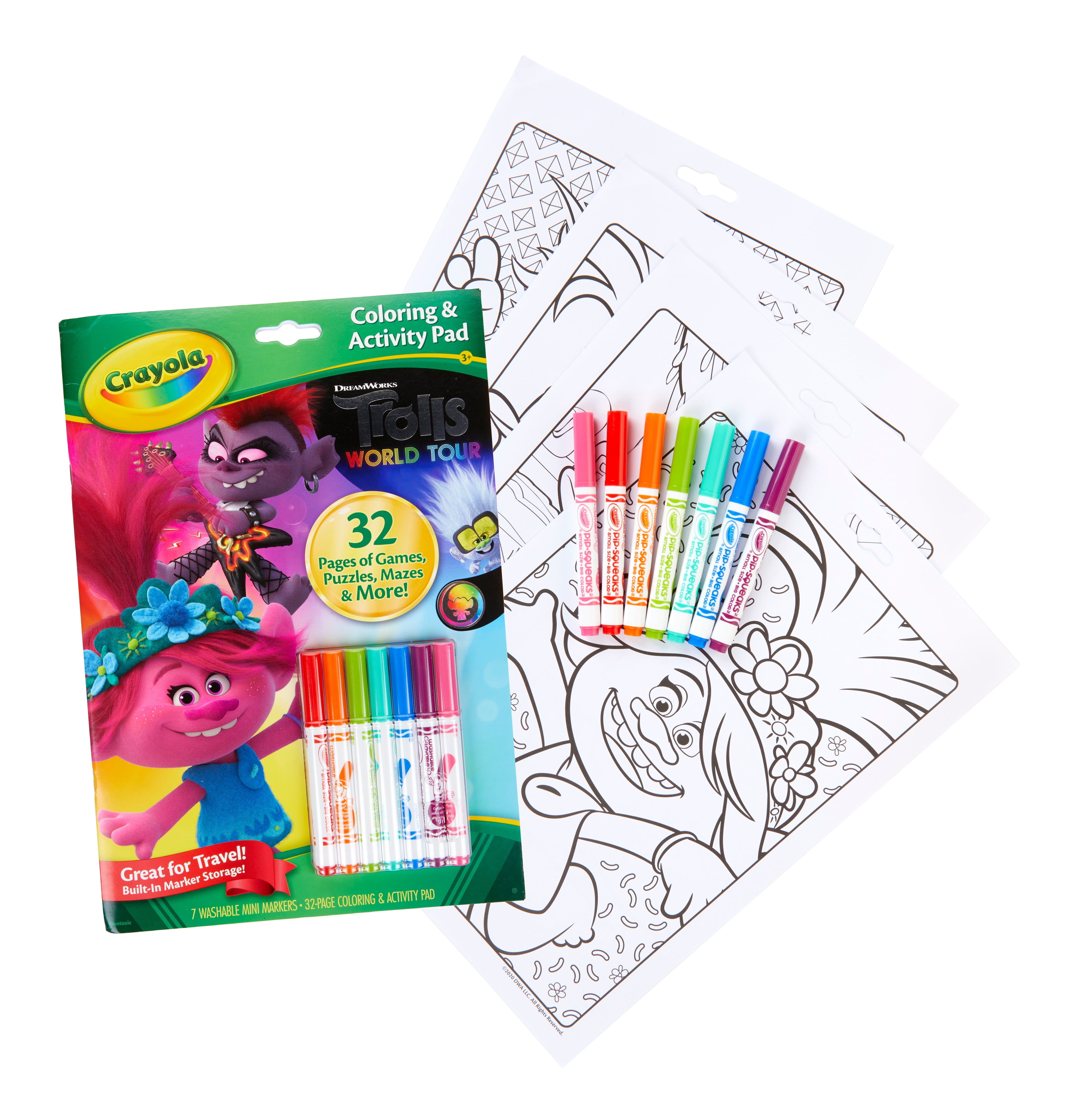 Trolls travel art easel outlet