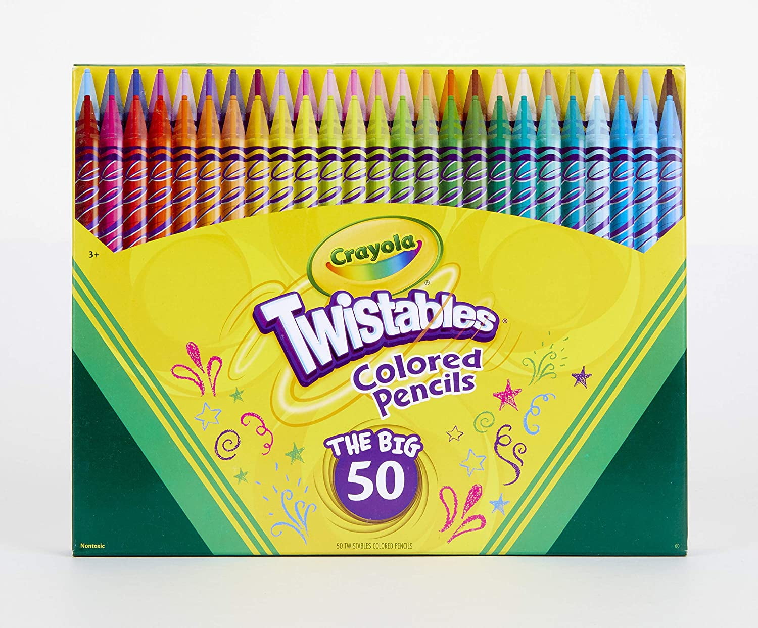 Crayola Twistables Colored Pencils Set (65ct), Kids Drawing Kit, Portable  Art Case, Gifts for Kids Ages 4+