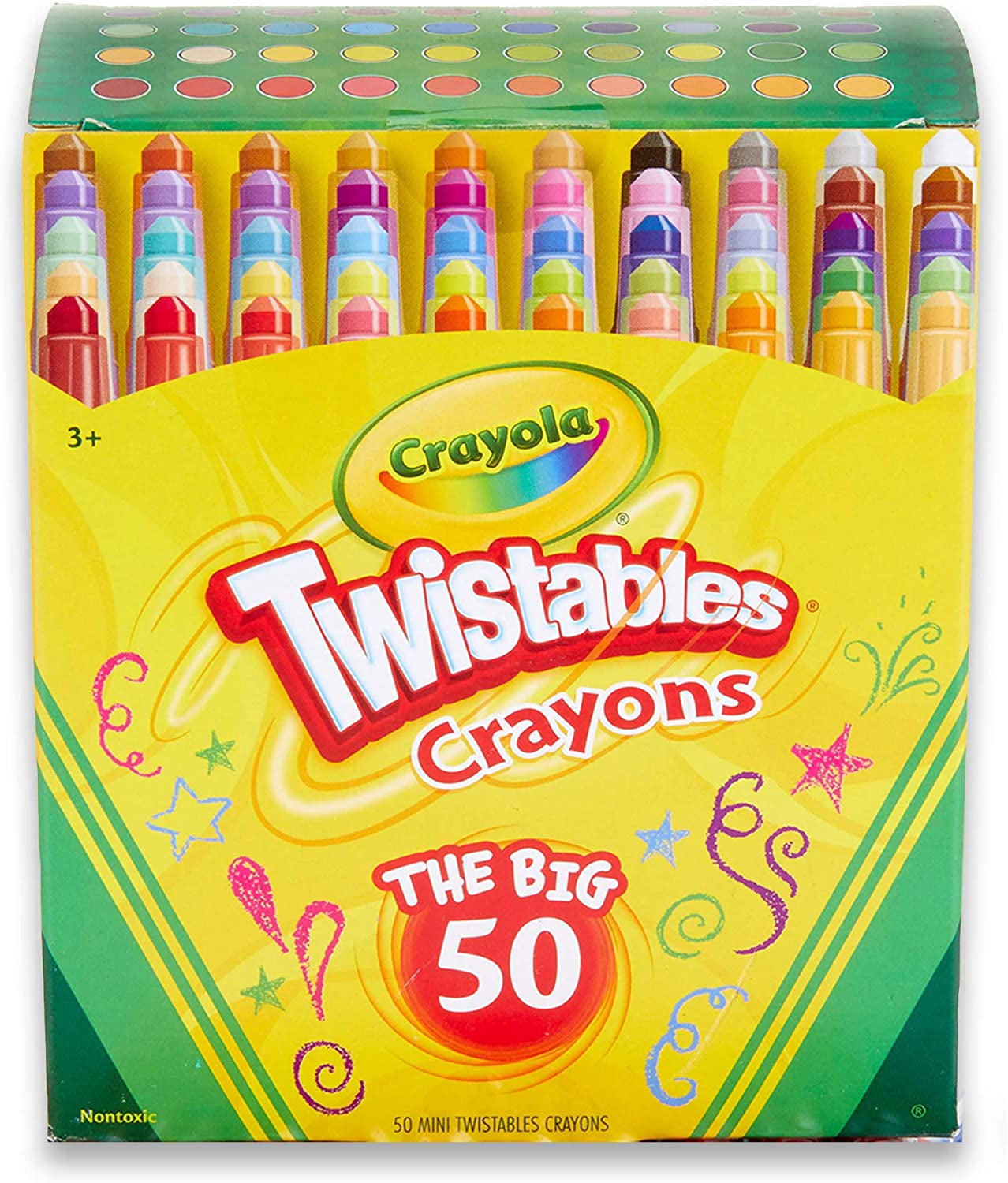  30 Pcs Stackable Crayons, Mini Crayon Packs, Colored