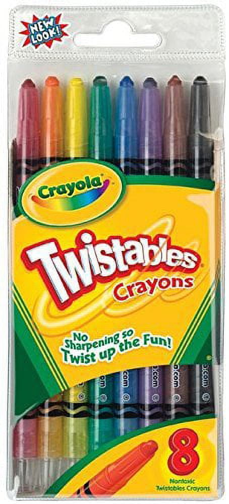 x10 Pack Crayon Propelling Zoom Twist Crayons Twistable Set Twisted Colours  NEW