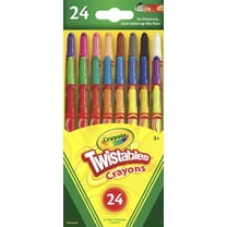 Crayola Twistables Mini Crayon Set, 24 Ct, Back to School Supplies, Multi-Color