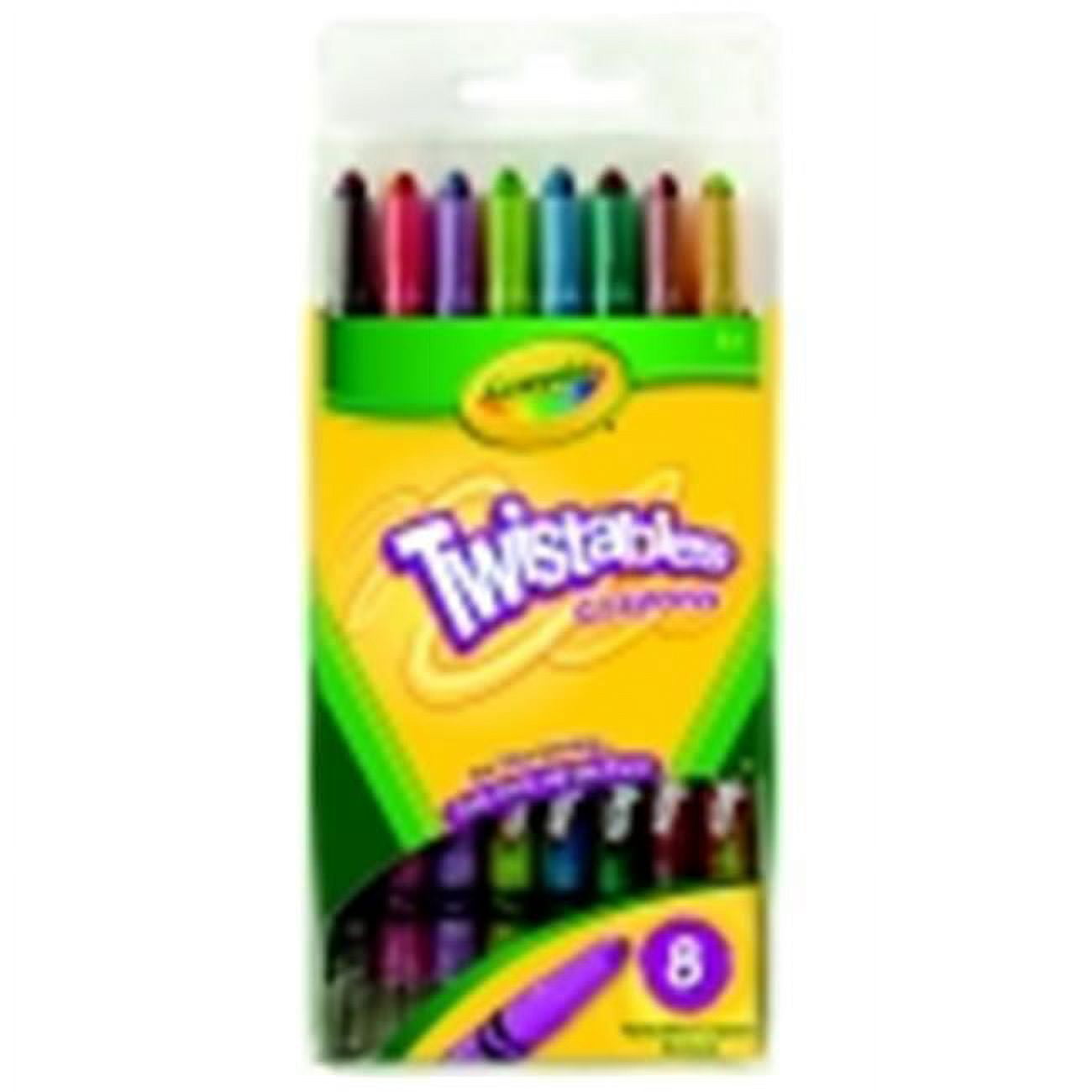 Crayola Twistables NonToxic Crayon, Set 8