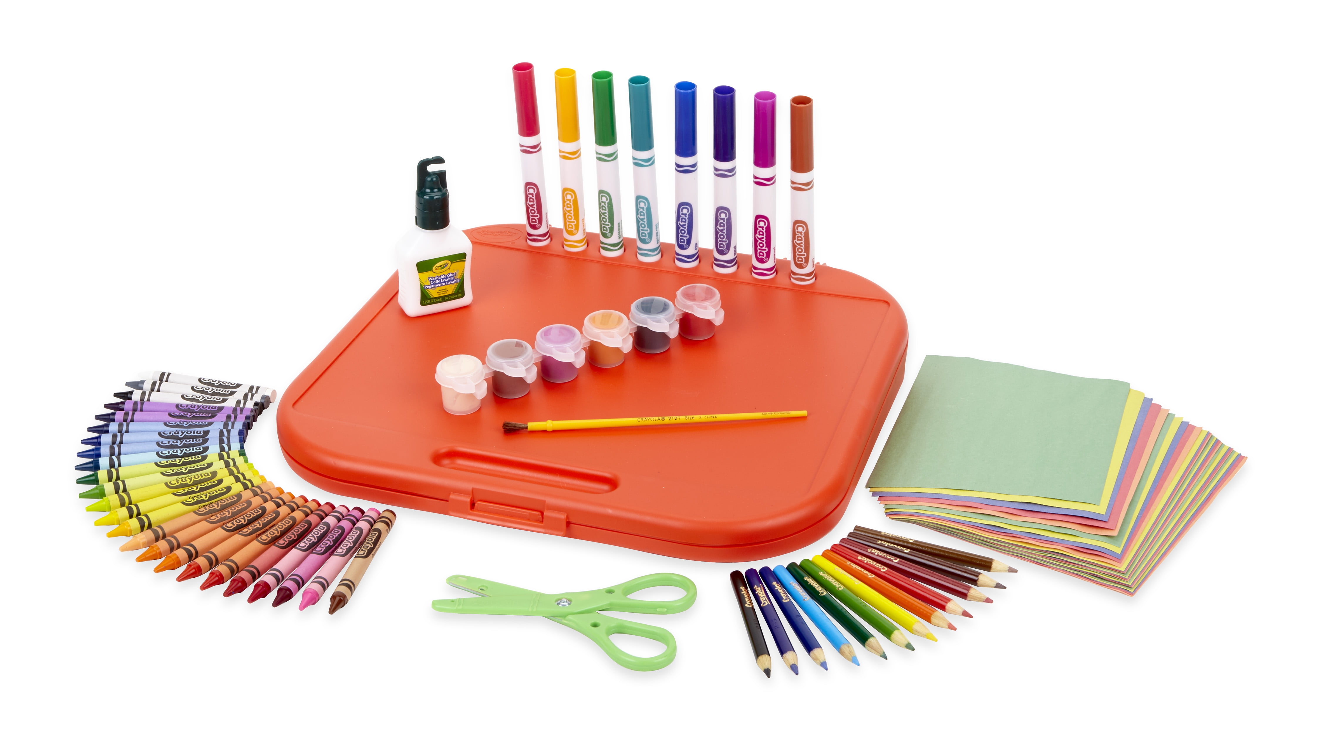Crayola Ultra SmART Case, School Supplies, Markers & Crayons Art Set,  Beginner Unisex Child 