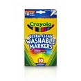 thumbnail image 1 of Crayola Ultra-Clean Bold Fine Line Marker, 10 Count, 1 of 4
