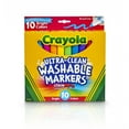 thumbnail image 1 of Crayola Ultra-Clean Bright Broad Line Marker, 10 Count, 1 of 6