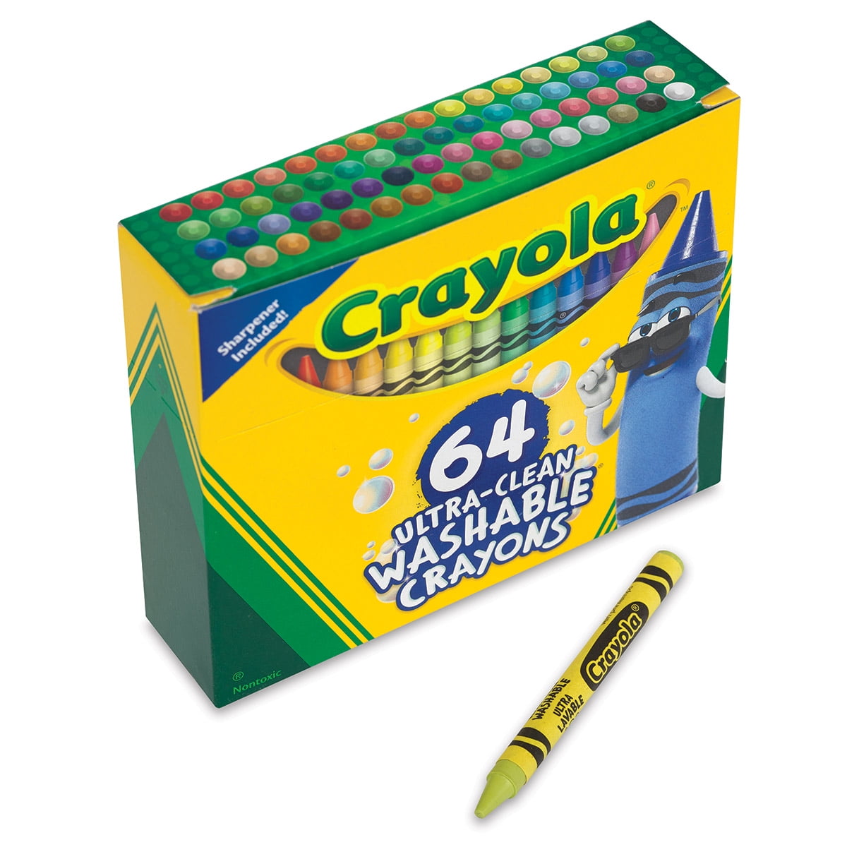  Crayola Bulk Ultra Clean Washable Crayons, Back to School  Supplies, 12 Packs of 24 Count : Toys & Games