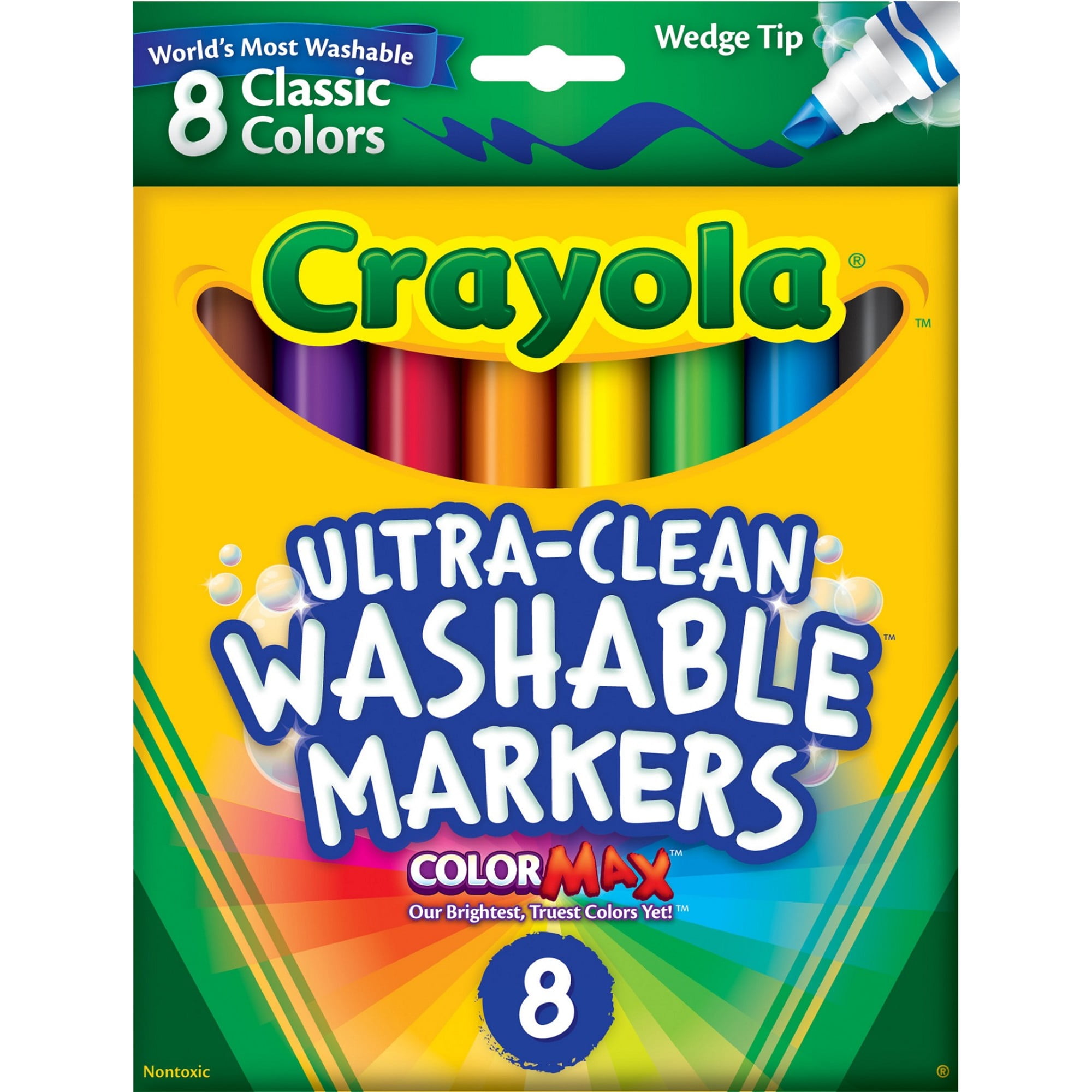 https://i5.walmartimages.com/seo/Crayola-Ultra-Clean-Washable-Markers-Wedge-Tip-Assorted-Classic-Colors-Set-of-8_81e9ef97-cca0-4158-8f6c-d49bee4ca8c8.40c3c6e8b4cf1852e635e1ce43cbe8ad.jpeg
