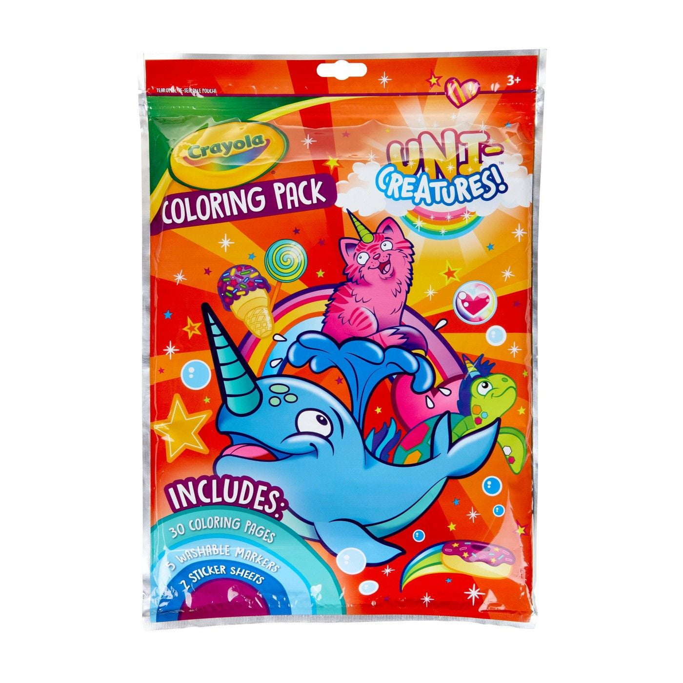 Crayola Uni-Creatures Coloring Pack - 36pc - Walmart.com