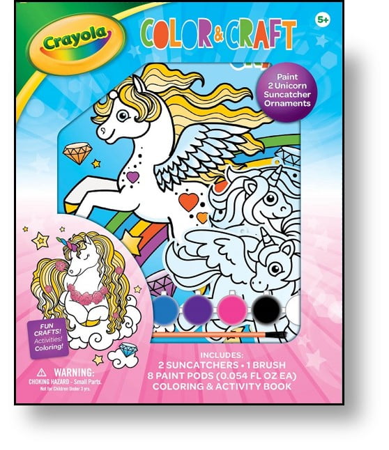 Crayola Unicorn Color N Craft Box Kit - Walmart.com