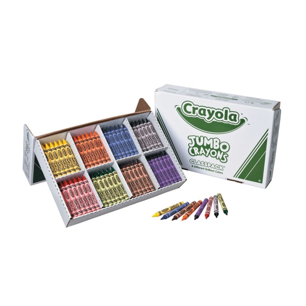 Crayola Vibrant Assorted Jumbo Crayons (200 Count)