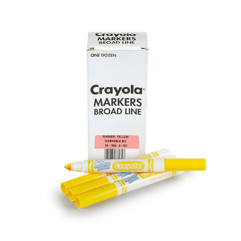 Crayola Washable Broad Line Bulk Markers 12 58-7800-034