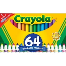 Crayola Washable Broad Line Markers with Gel FX Markers, 64 Ct, Art Supplies for Teens, Gifts
