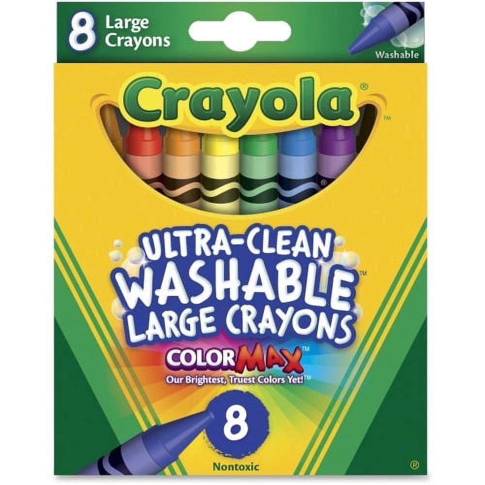 Washable Window Crayons, Assorted Colors, 5/Set - Zerbee