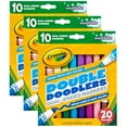 thumbnail image 1 of Crayola BIN588310-3 Wshble Double Doodlers - 10 Count - 3 per Pack, 1 of 2
