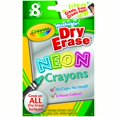thumbnail image 1 of Crayola Washable Dry-Erase Crayons, Neon Colors, 8 Colors Per Box, Set Of 6 Boxes, 1 of 2