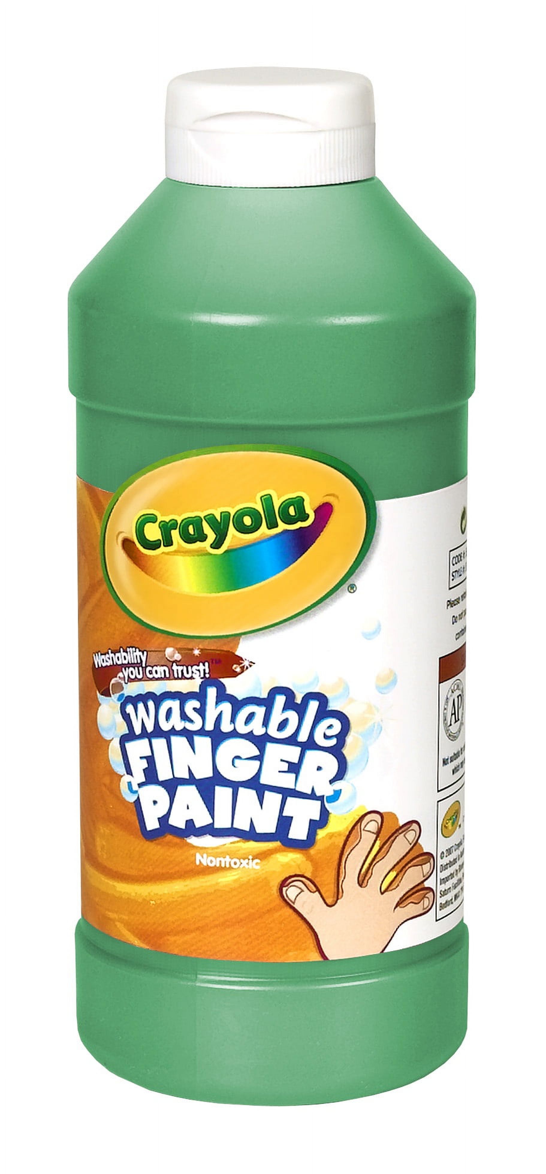 Crayola Washable Finger Paint, Green, Pint - image 1 of 8