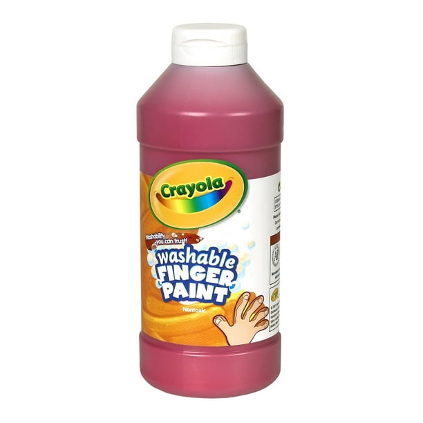 Crayola Washable Finger Paint - 16 fl oz - 1 Each - Red Crayola Washable Finger Paint - 16 fl oz - 1 Each - Red