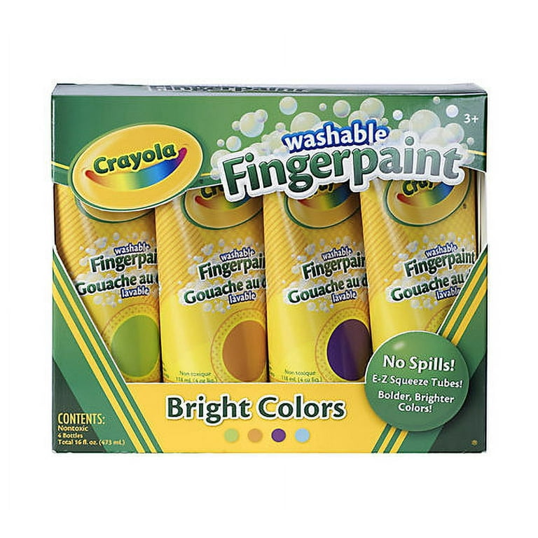 Crayola Washable Finger Paint Bright, Multi Color - Online Price &  Specifiction At Planet Educate