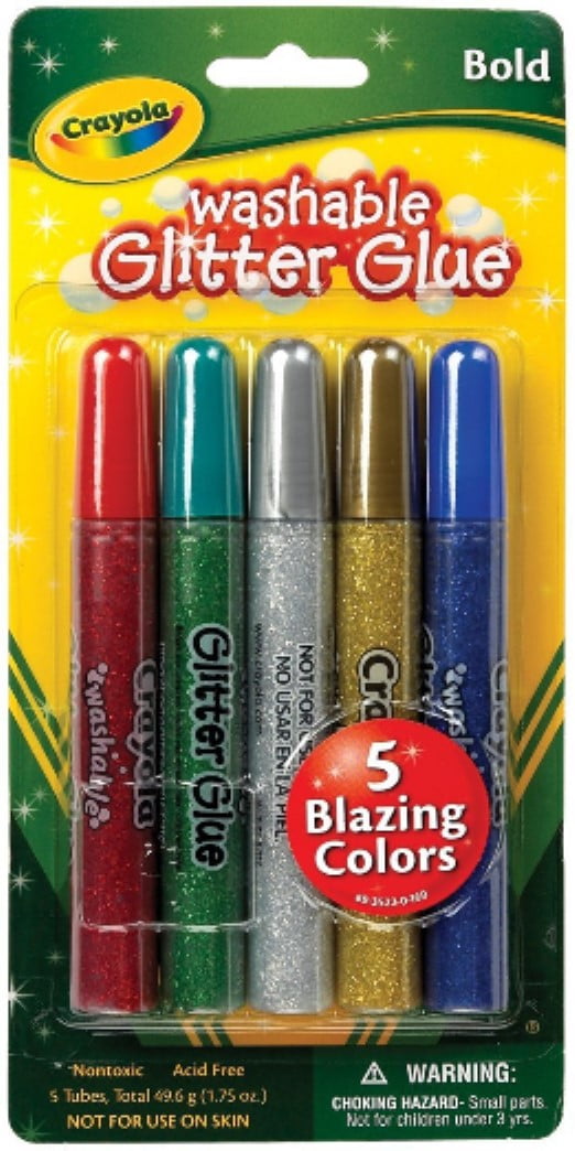 Crayola Washable Glitter Glue 5 ea (Pack of 4)