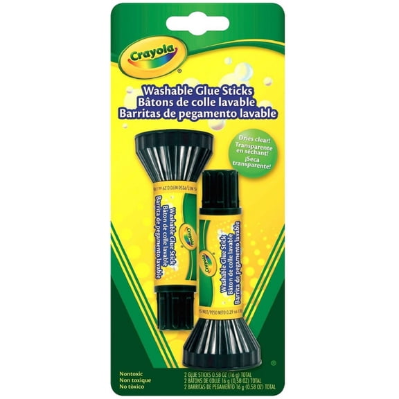 Crayola Washable Glue Sticks 2 ea