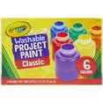 thumbnail image 1 of Crayola Washable Kids 2 Oz Paint Bottles, Assorted Colors - 6 Ea, 1 of 1