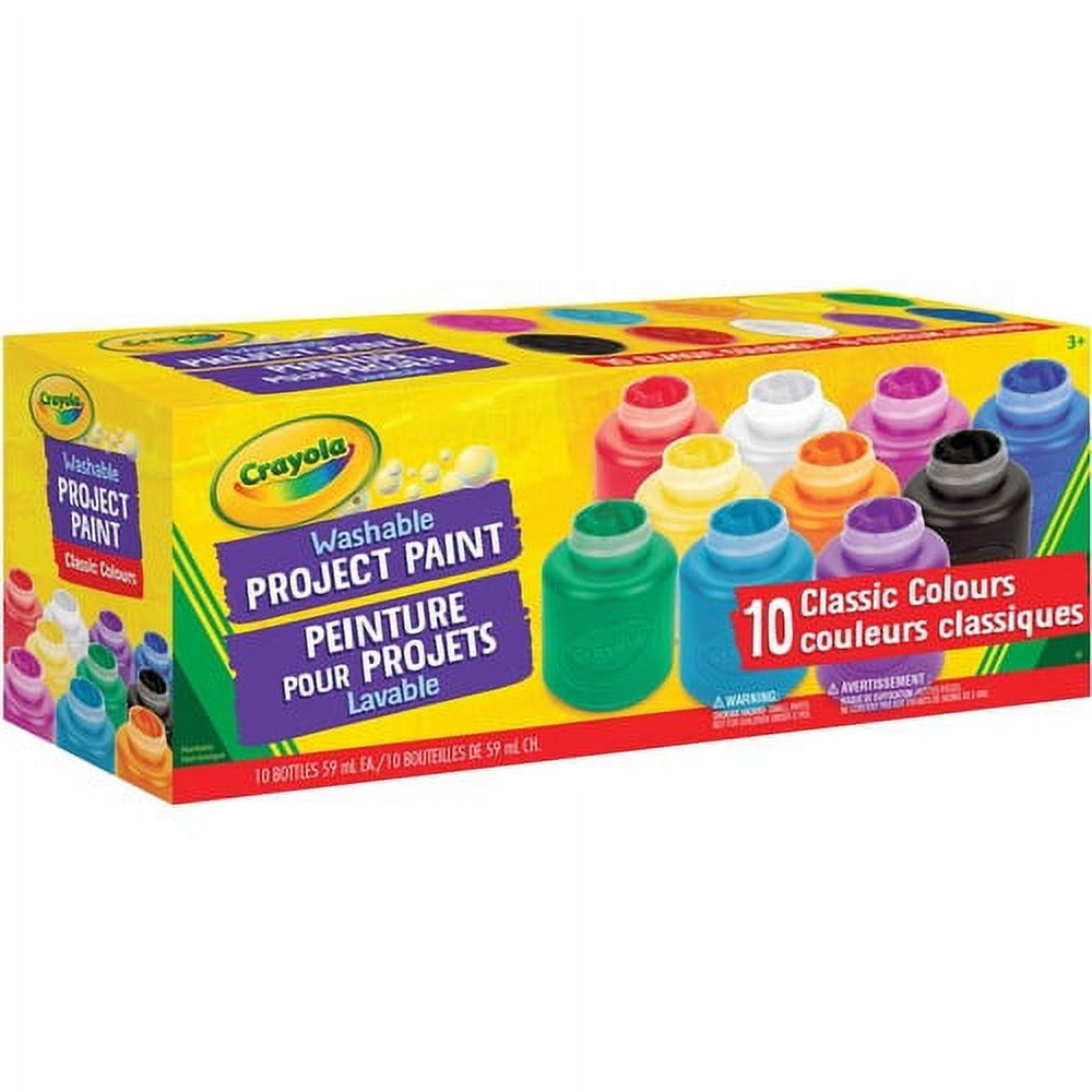 Crayola® Washable Classic Colors Kid's Paint, 10 ct / 2 fl oz - QFC